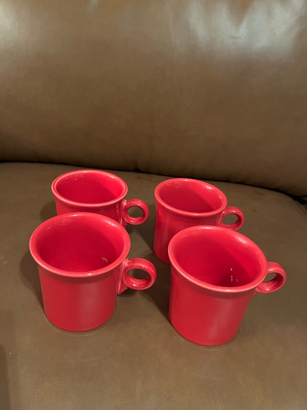 Fiestaware Scarlet Coffee Mugs Set of 4